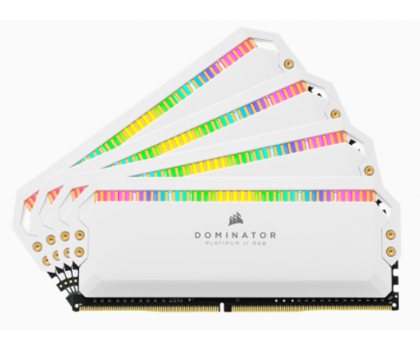 

Память Corsair DOMINATOR® PLATINUM RGB 64GB (4 x 16GB) DDR4 DRAM 3200MHz C16 MEMORY KIT WHITE (CMT64GX4M4C3200C16W)