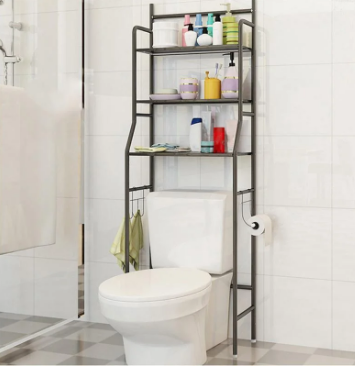 

Стеллаж для хранения Напольный туалетный шкаф регулируемый по высоте TOILET RACK