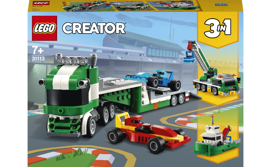 

Конструктор LEGO Транспортер гоночних автомобілів 328 деталей (31113)