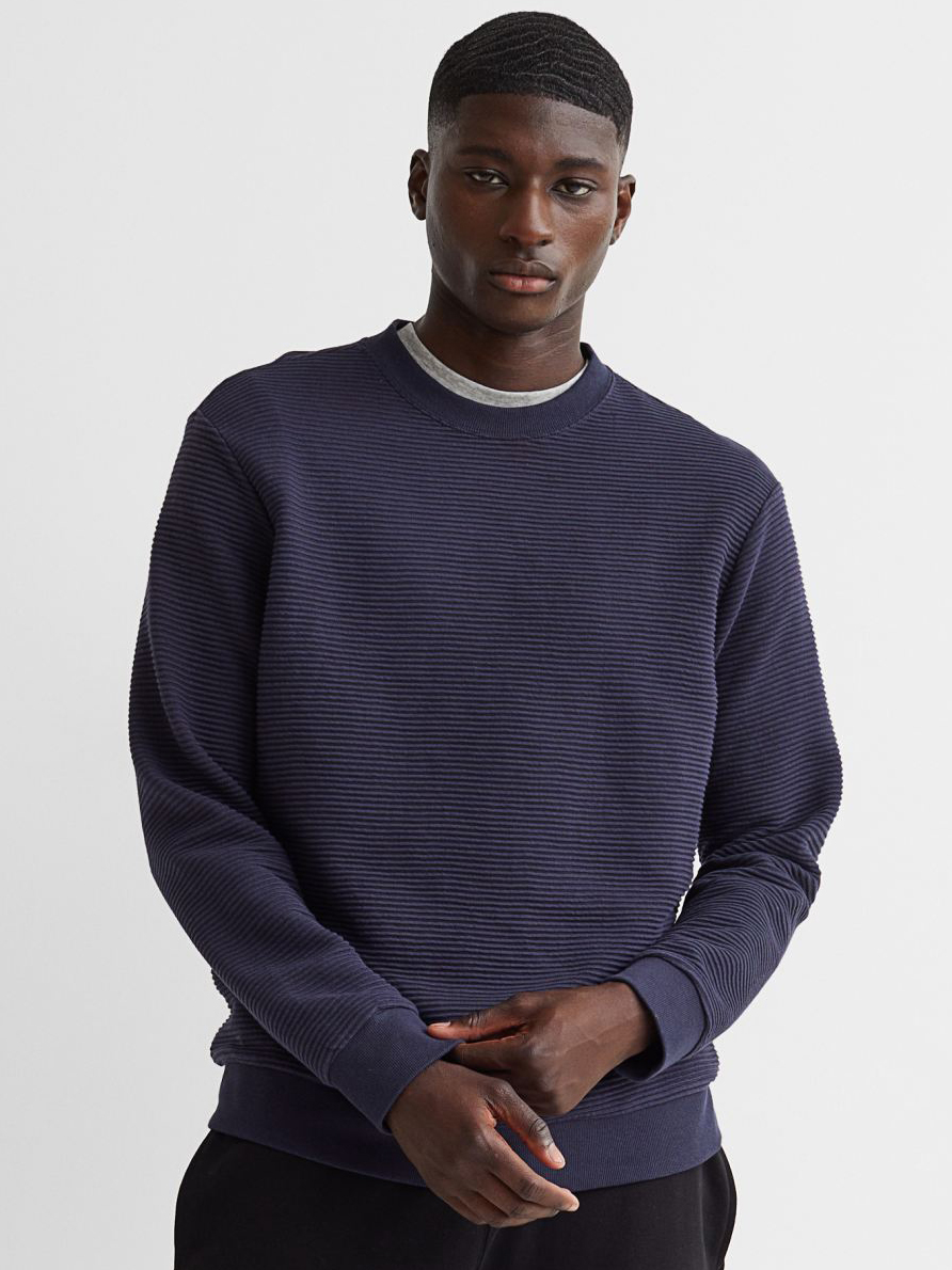 

Свитшот H&M 7087402bar L Темно-синий