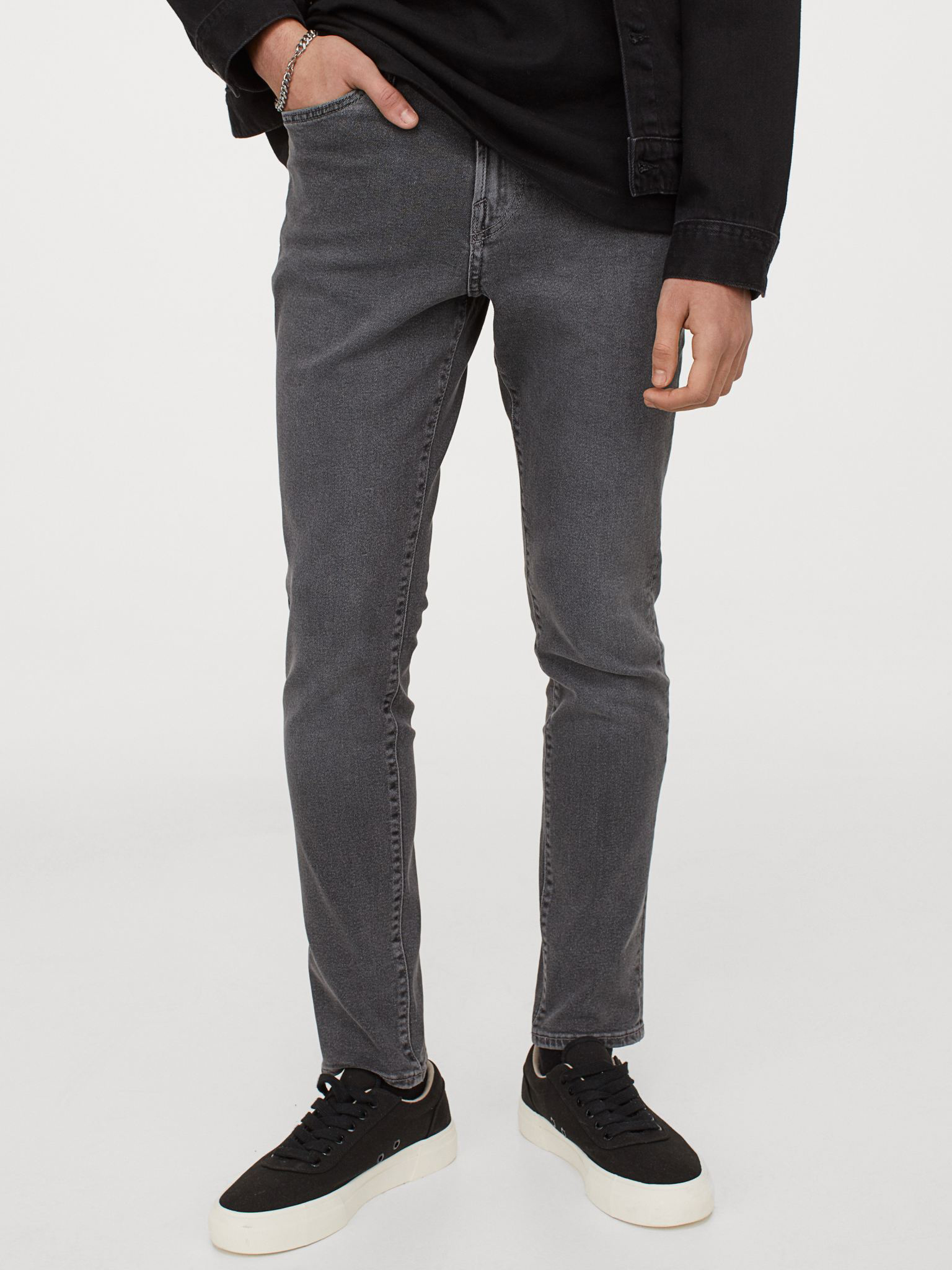 

Джинсы H&M 7205041sm 29/32 Темно-серые