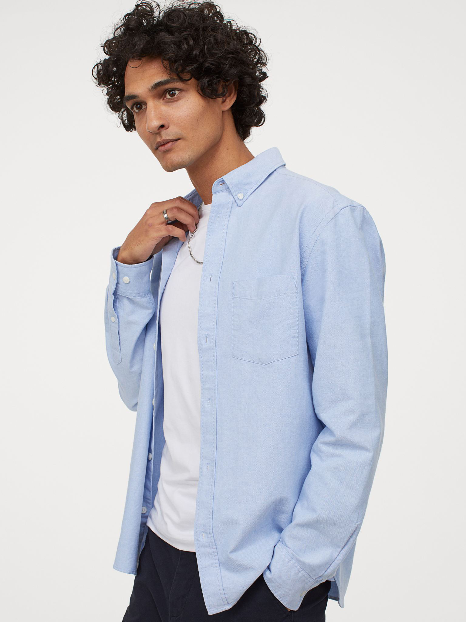 

Рубашка H&M 7958362bar S Голубой