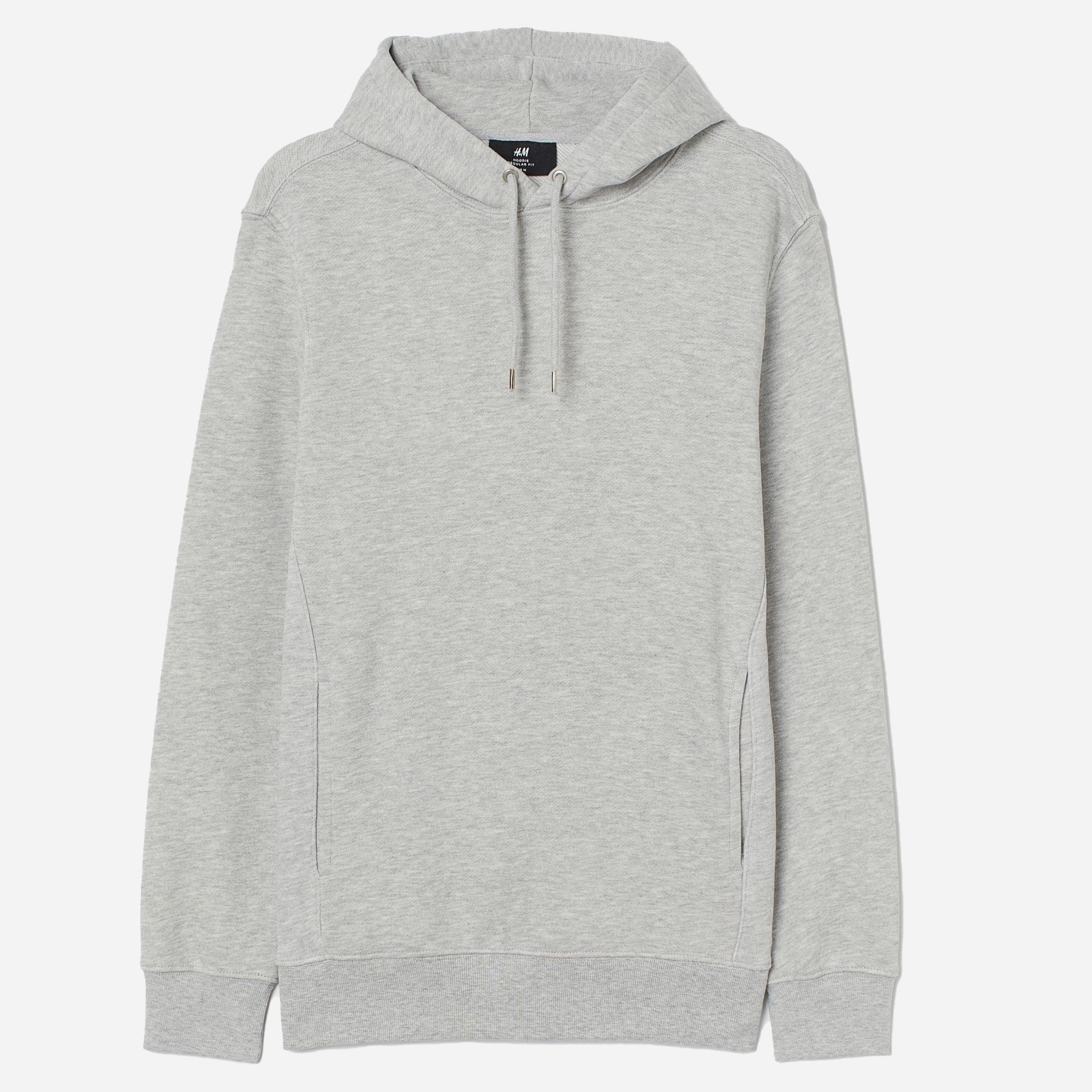 

Худи H&M 8150921bar S Светло-серое