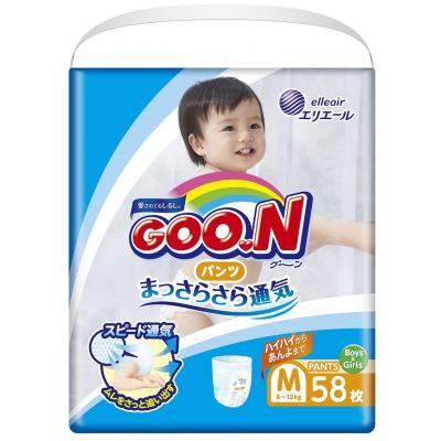 

Подгузник GOO.N Трусики 6-12 кг M, унисекс, 58 шт (843095). 48708