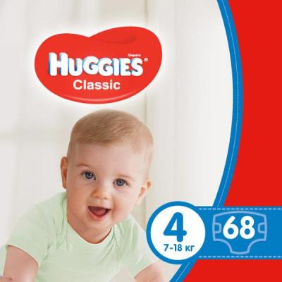 

Подгузник Huggies Classic 4 Mega 68 шт (5029053543154). 47967