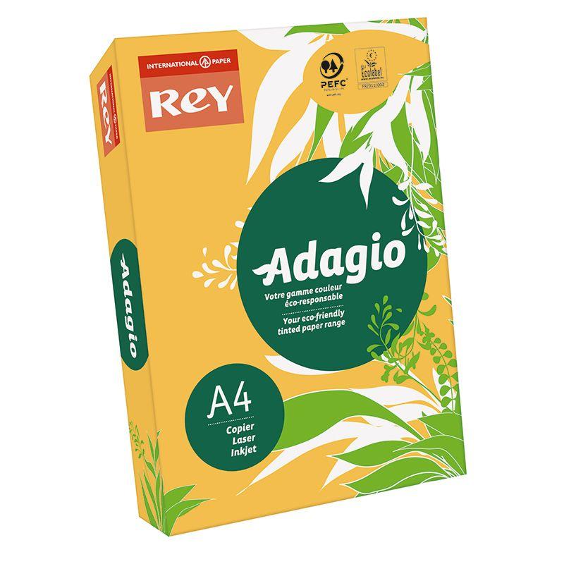 

Бумага REY Adagio А4 80г/м2 500 листов золотистая Gold 60 16.7352