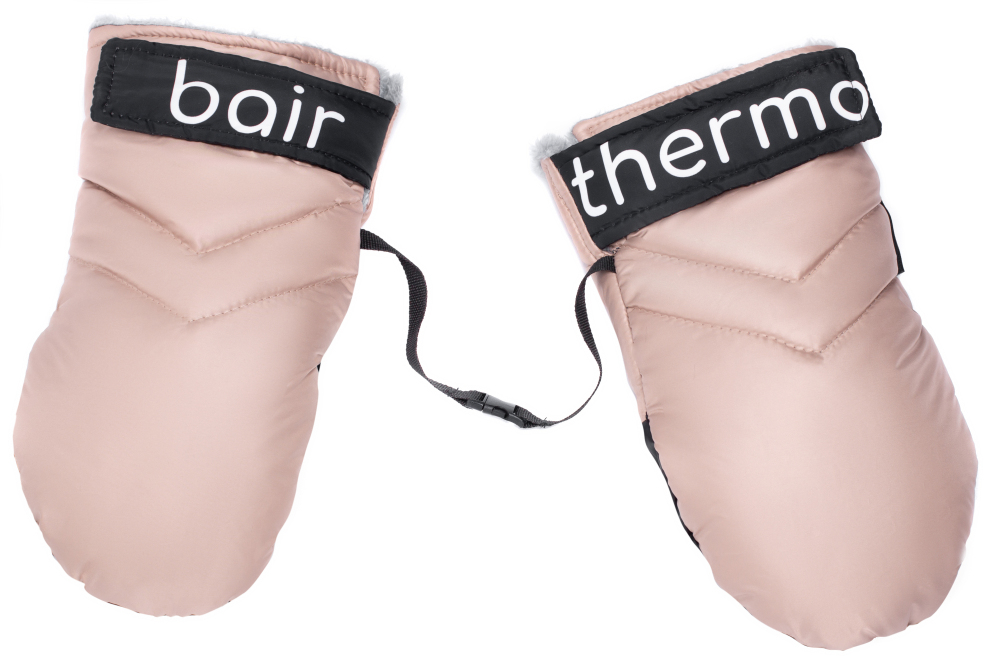 

Рукавицы для коляски Bair Thermo Mittens капучино. 34668