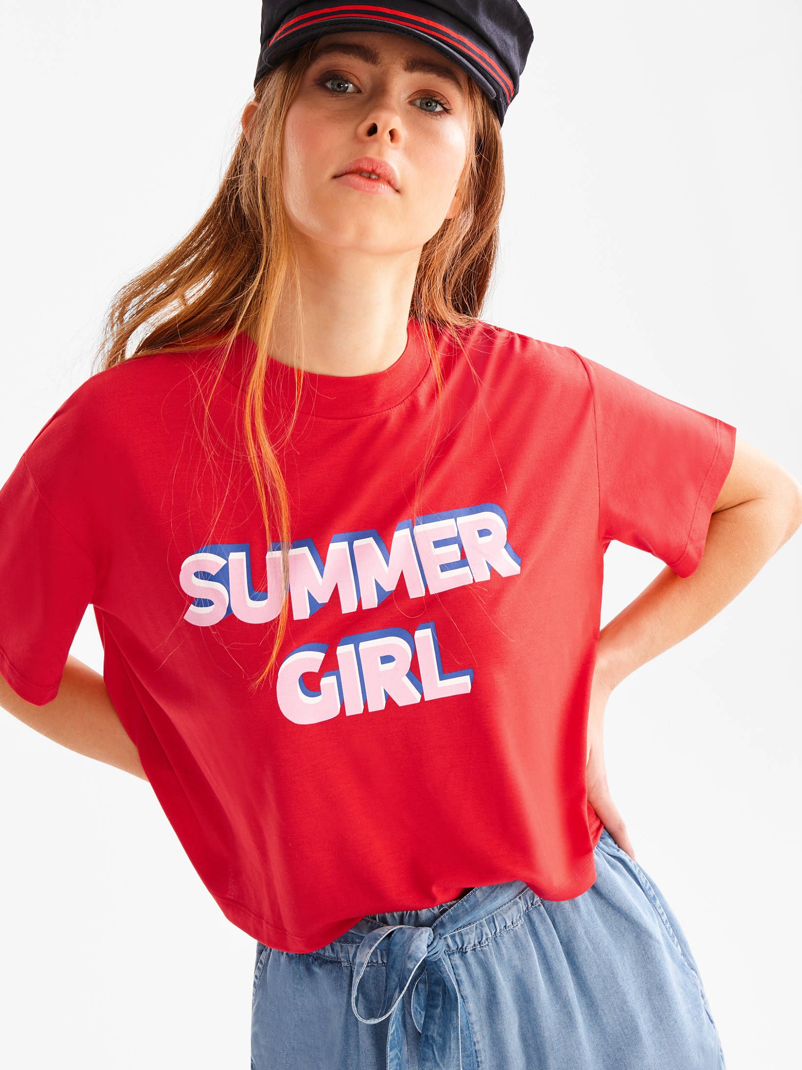 

Футболка C&A 2072696_крас.summer.girl  Красная, Футболка C&A 2072696_крас.summer.girl S Красная