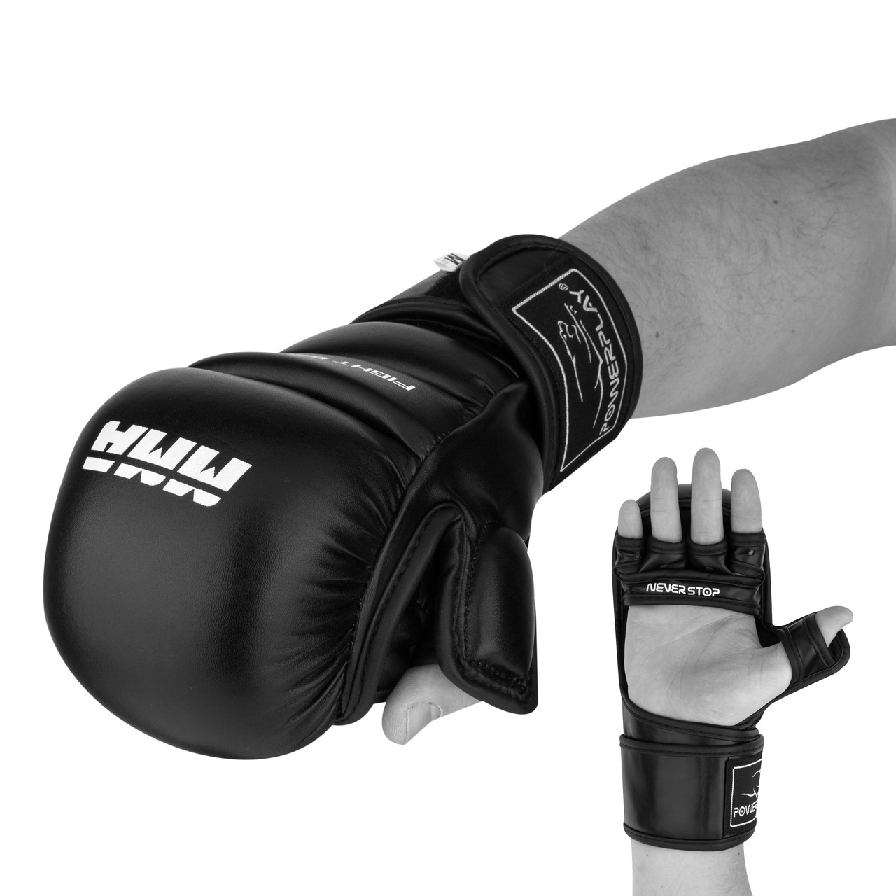 

Перчатки для ММА PowerPlay 3026 Black L