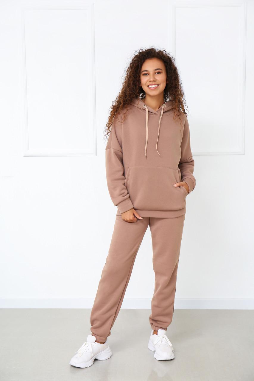 

Утепленный костюм спортивный Fashion Girl "WhyNot" - капучино, Утепленный костюм спортивный Fashion Girl "WhyNot" 46-48 капучино
