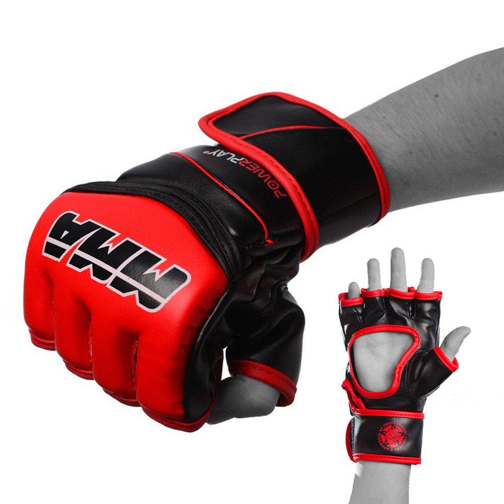 

Перчатки для ММА PowerPlay 3055 Red-Black M