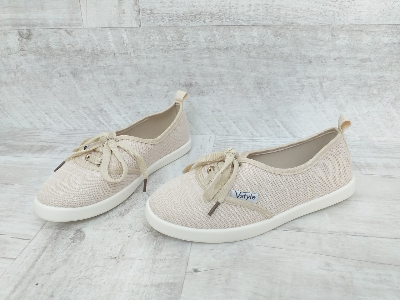 

Женские балетки Discont L19-4 37 Бежевые