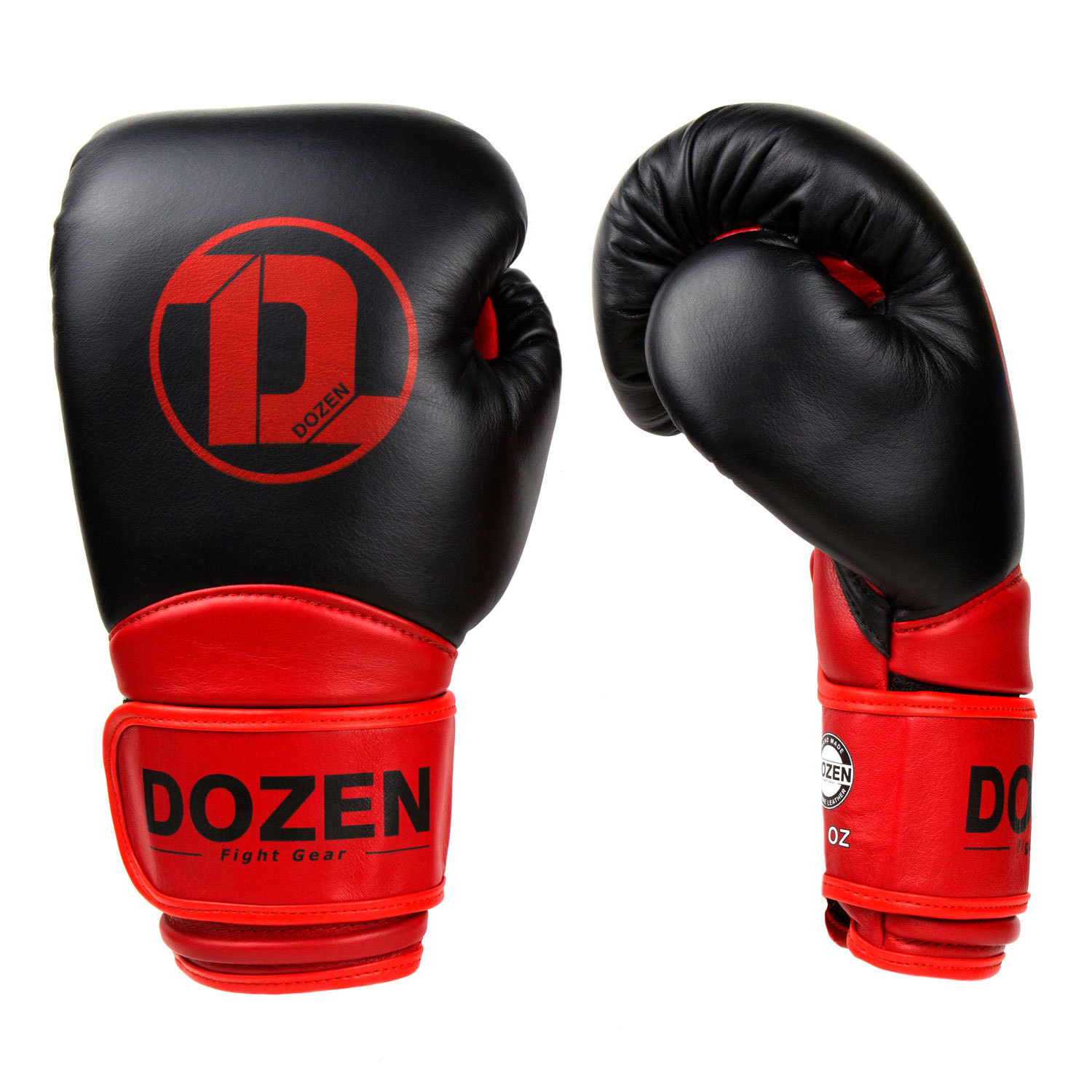 

Боксерские перчатки Dozen Dual Impact Training Boxing Gloves вес 16 унций Черно-красные DZN-BG201126