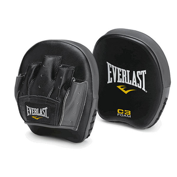 

Лапы Everlast Precision Mitts + Sack Черно-серые 701101