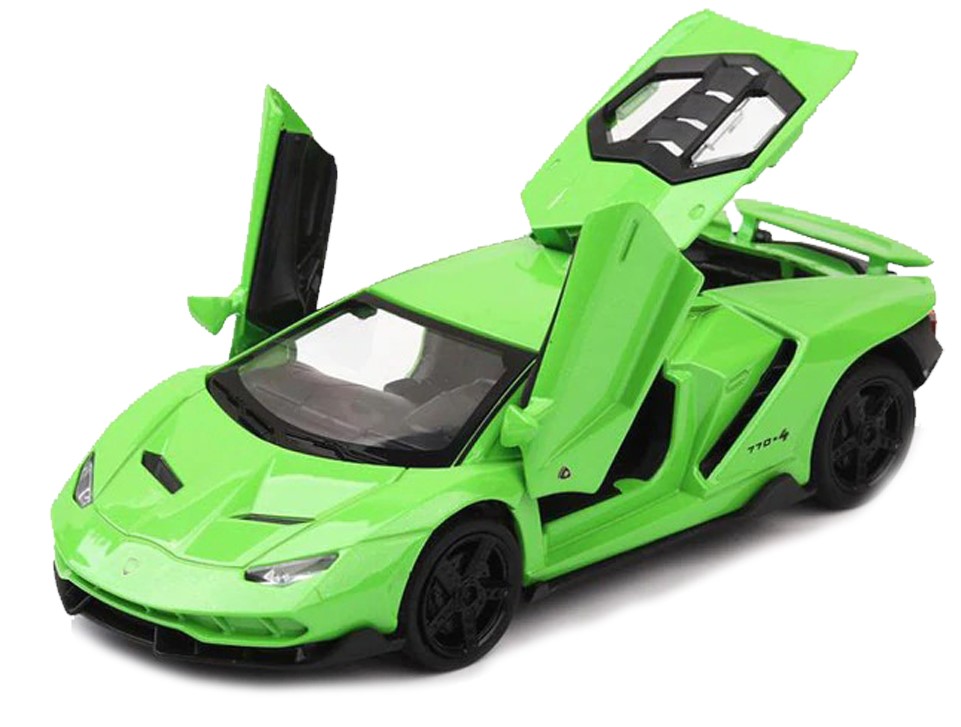

Модель автомобиля Rambo LP770 1:32 зеленого цвета