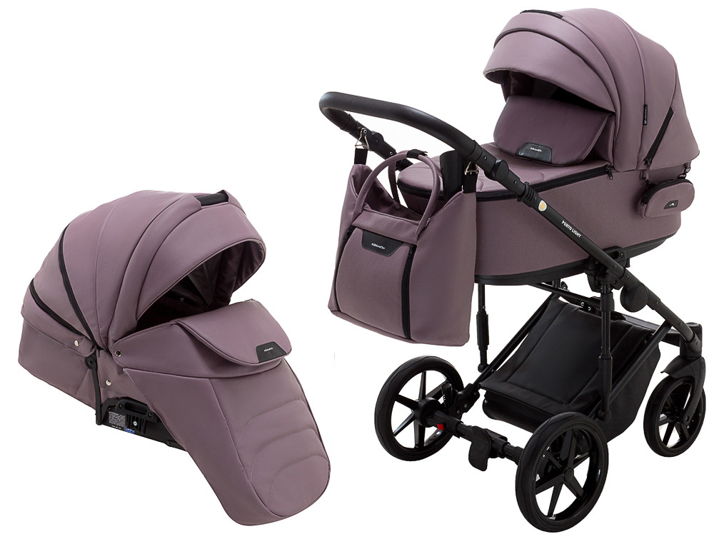 

Коляска 2 в 1 Adamex Porto Light ECO кожа 100% коричневый 625765