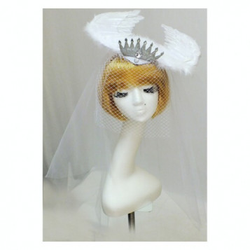 

Обруч Ангел с фатой Halloween 18-949WT