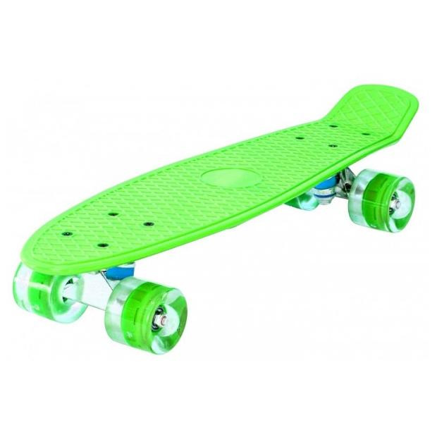 

Пенниборд (Penny Board) с подсветкой колес (Зелёный) MS 0848-5