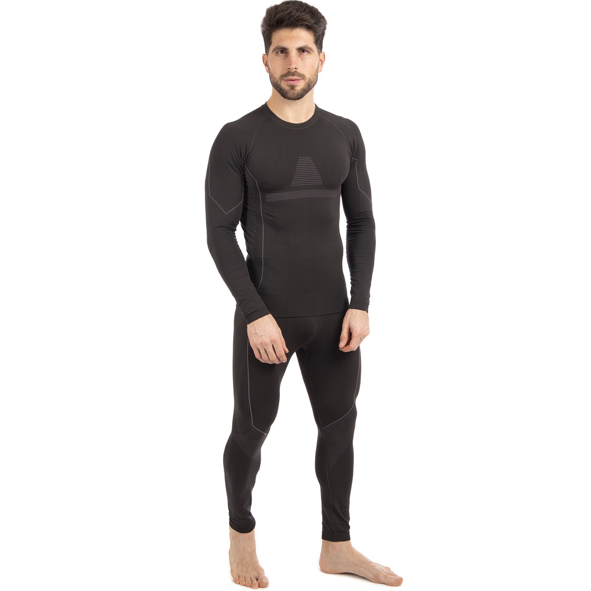 

Мужское термобелье спортивное комплект для спорта футбола бега зимнее бамбук нейлон Zelart THERMO Черно Серый (Размер -50, рост 175-185, Мужское термобелье спортивное комплект для спорта футбола бега зимнее бамбук нейлон Zelart THERMO Черно Серый (Размер 