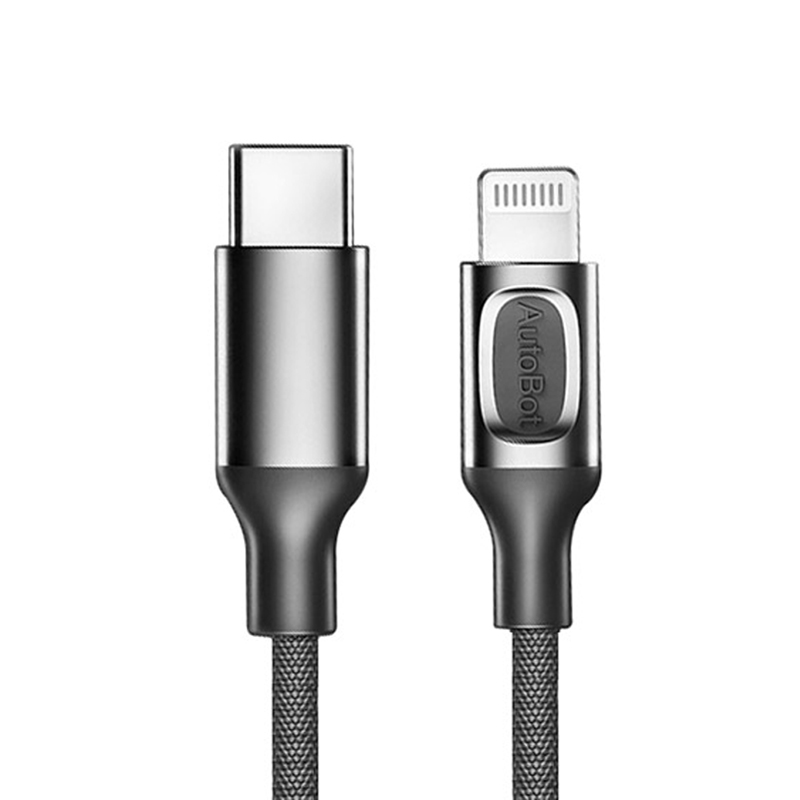 

Кабель ROCK AutoBot USB-C to Lightning Black 1 m