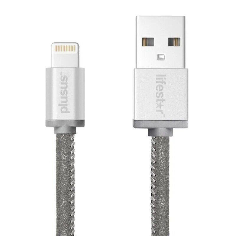 

Кабель Plusus Lightning to USB Lifestar Handcrafted Moonlight Silver 0.25 m