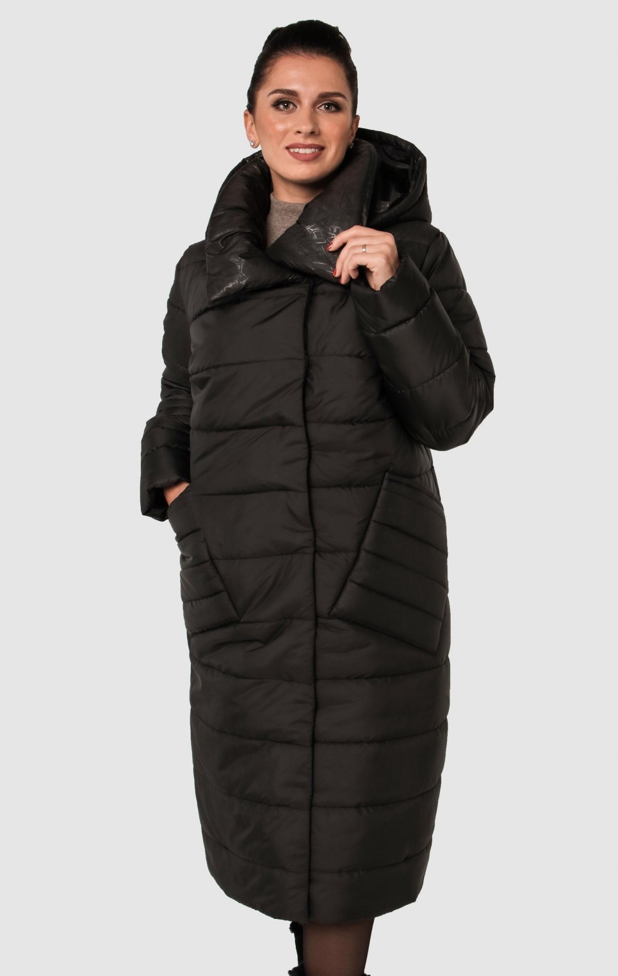 

Пуховик Exclusive moda М-234  Черный, Пуховик Exclusive moda М-234 52 Черный