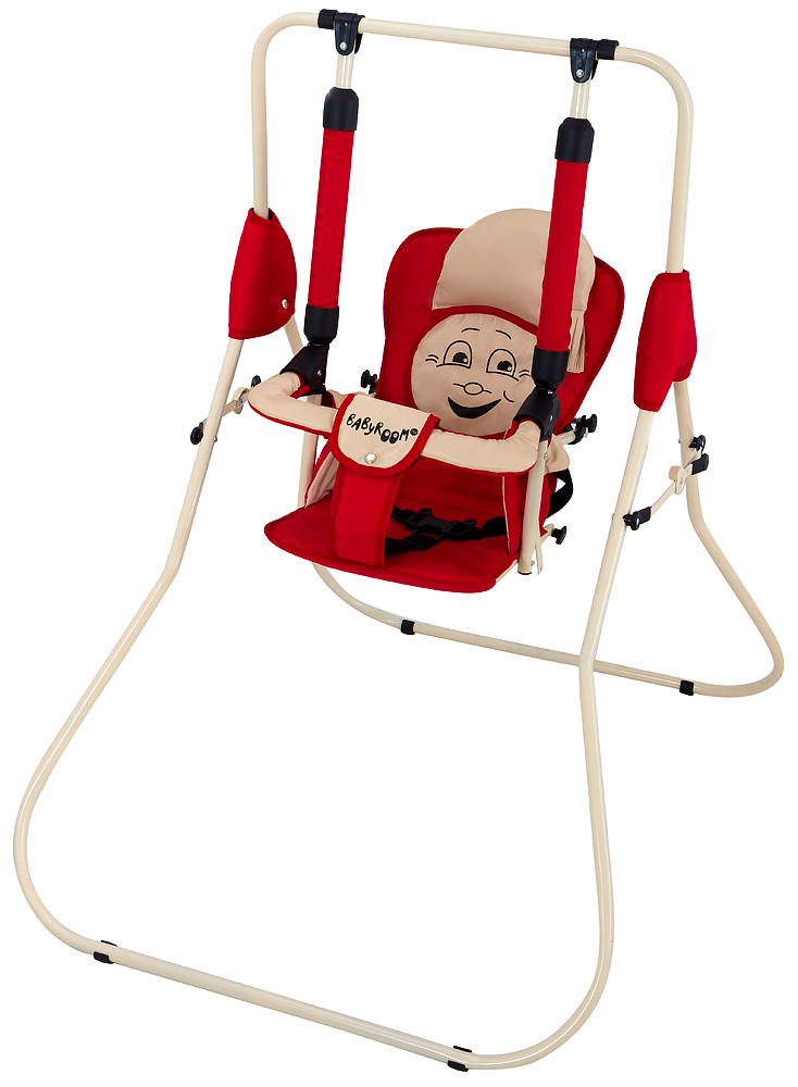 

Качель детская домашняя напольная Babyroom Casper красный-св.бежевый. 30936