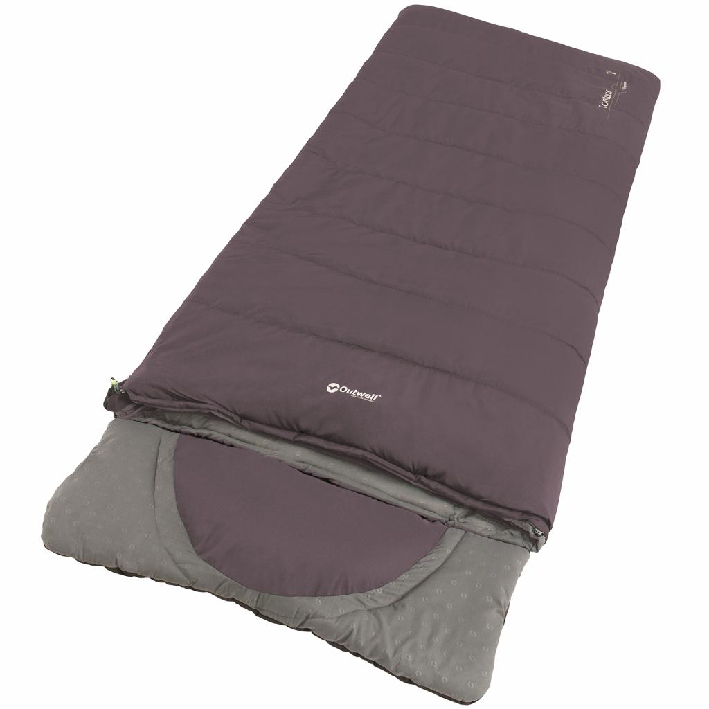 

Спальный мешок Outwell Contour Reversible +2C Dark Purple Left (928747)