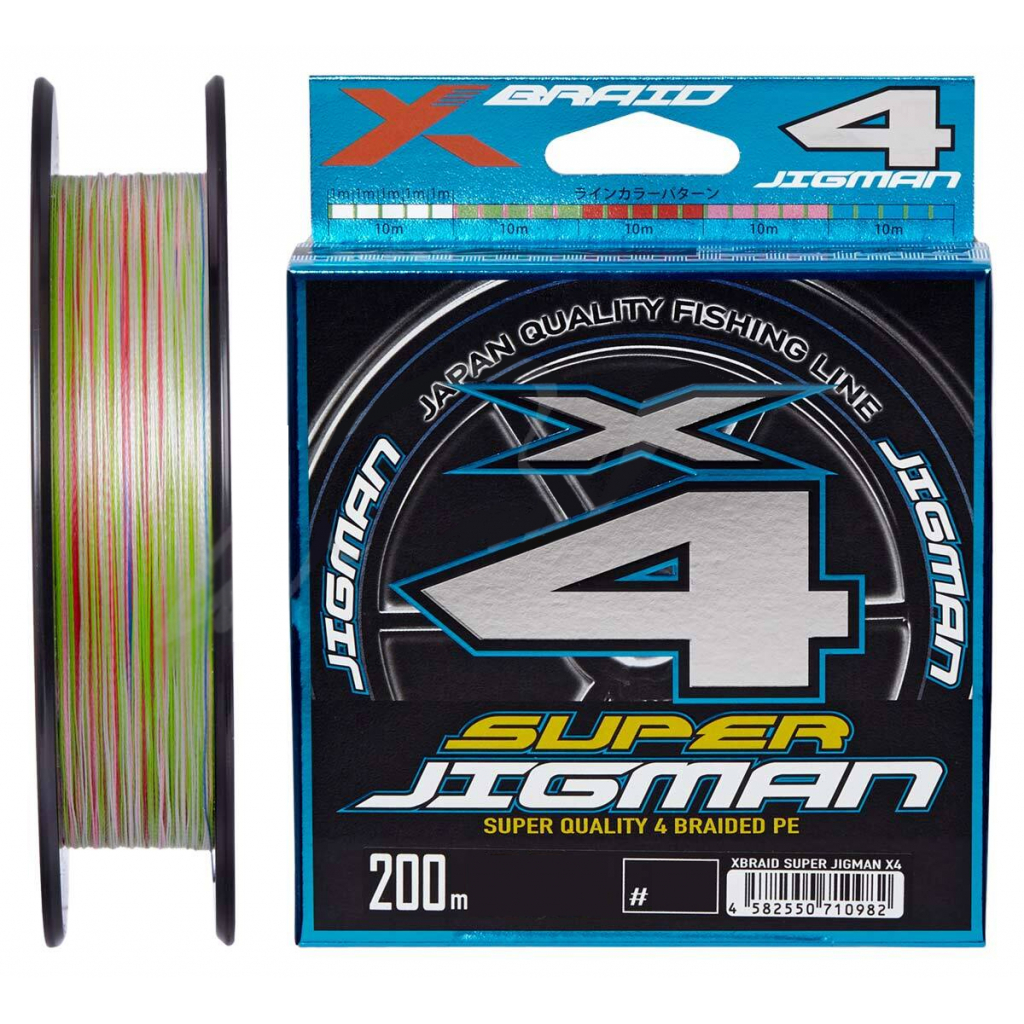 

Шнур YGK X-Braid Super Jigman X4 200m 1.0/0.165mm 18Lb/8.1kg (5545.03.78)
