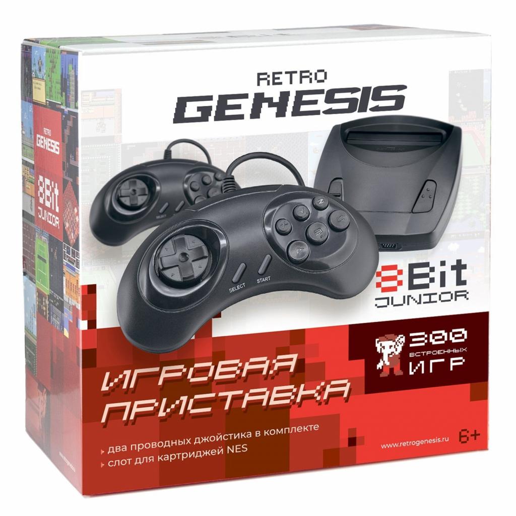 

Игровая консоль Retro Genesis 8 Bit Junior (300 игр, 2 проводных джойс (ConSkDn84)