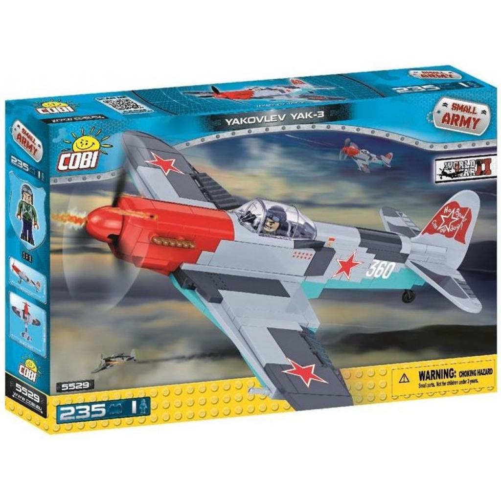 

Конструктор Cobi Вторая Мировая Война Самолет Як-3, 235 деталей (COBI-5529)
