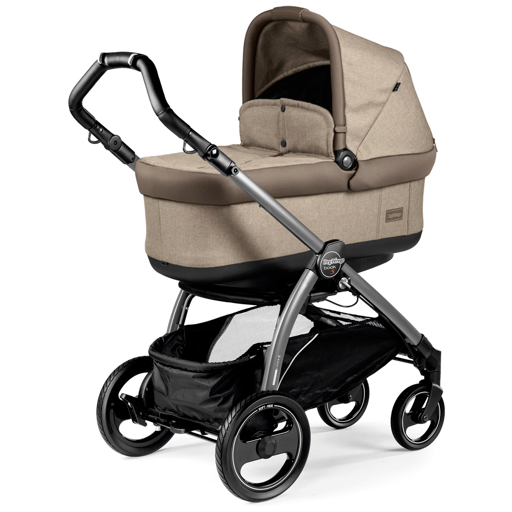 

Коляска Peg-Perego 3 в 1Book Plus S Cream, кремовая (PACK02-00000000002)