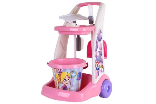 

Игровой набор для уборки с тележкой Технок. 37890