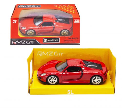 

Машинка "Porsche 918 Spyder", красный RMZ City. 36966