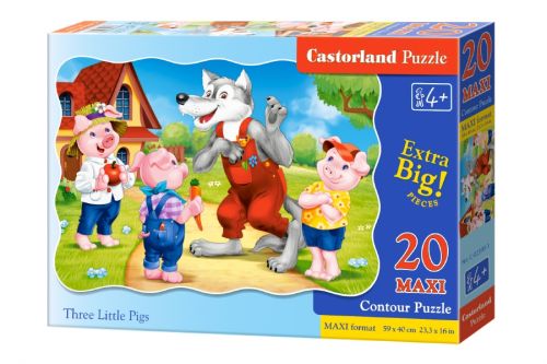 

Пазлы Макси "3 поросенка", 20 элементов Castorland. 39201