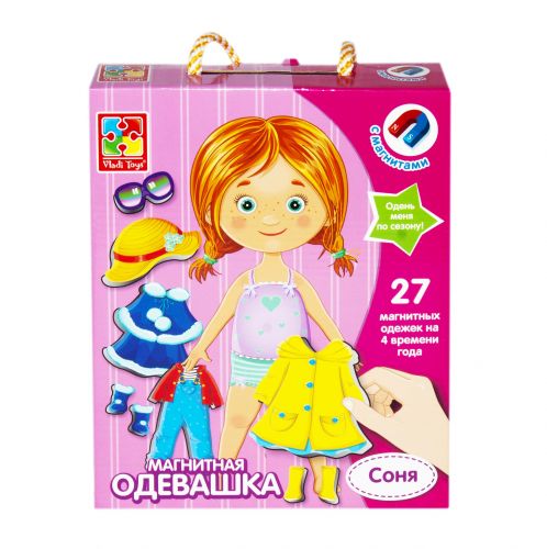

Магнитная одевашка "Соня" (рус) Vladi Toys. 39774