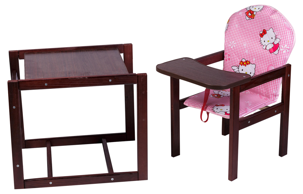 

Стульчик- трансформер Наталка Зайчик-22 темный розовый (hello kitty). 34859