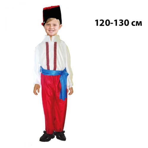 

Карнавальный костюм "Казачок", 120-130 см JIADIHONG. 34900