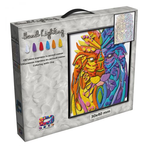 

Картина из глины "Moon Light Clay. Лев" Окто. 39316