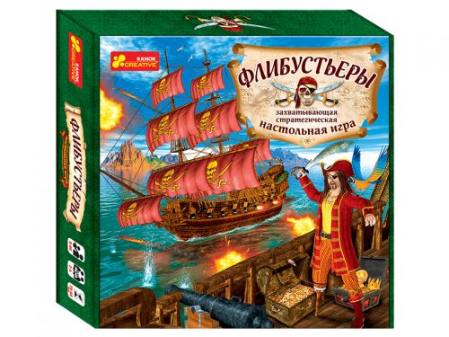 

Настольная игра Флибустьеры рус Ранок. 35874