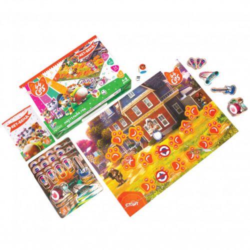 

Настольная игра "44 кота. Кэт Бенд" (укр) Vladi Toys. 35780