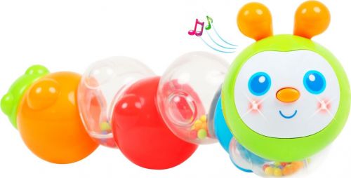 

Интерактивная игрушка-погремушка "Гусеница" BeBeLino. 39984