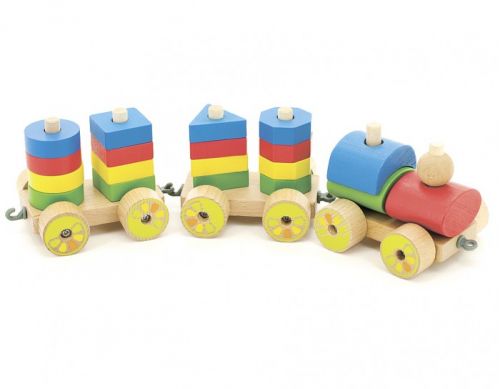 

Деревянная игрушка "Паровозик" JIADIHONG. 39216