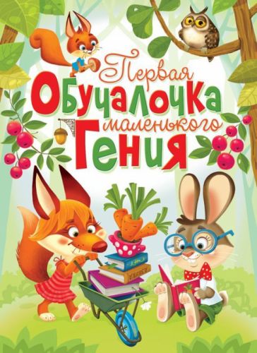 

Книга-картонка "Первая обучалочка маленького гения" (рус) Crystal Book. 35503