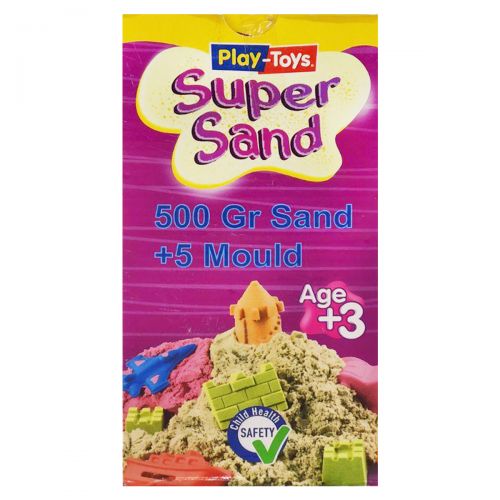 

Кинетический песок "Super Sand", 500 г. PT Play Toys. 39433