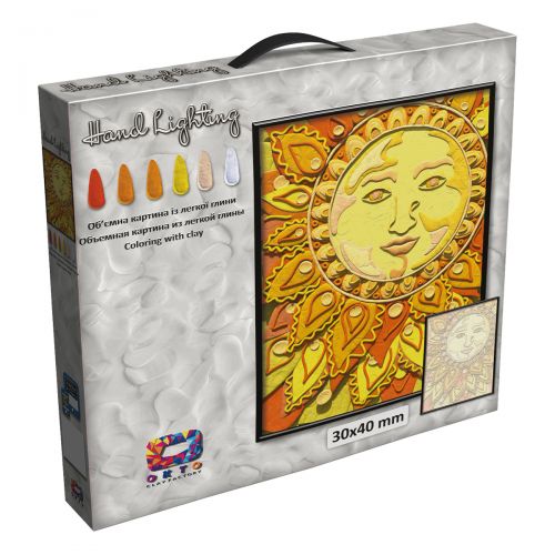 

Картина из глины "Moon Light Clay. Солнце" Окто. 39321