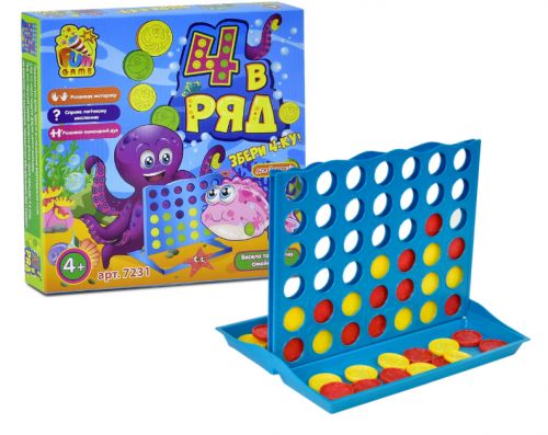 

Игра "4 в ряд" Fun Game. 35884