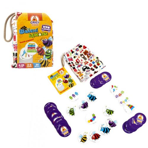 

Игра в мешочке "Безумные пчёлы", укр Vladi Toys. 35754