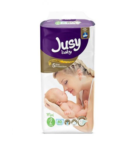 

Детские подгузники "Jusy mini" 2 (3-6 кг) Jusy. 40141