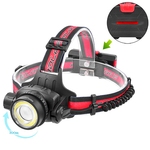 

Фонарь налобный WT01-T6+COB, 2x18650, ЗУ micro USB, zoom, Box Lux. 32583